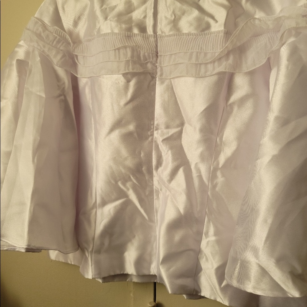 Silky white blouse
